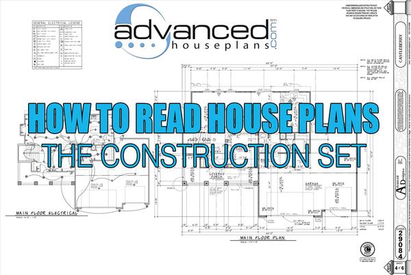 How To Read House Plans The Construction Set