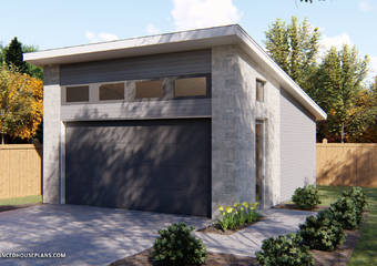 What is a standard garage size?