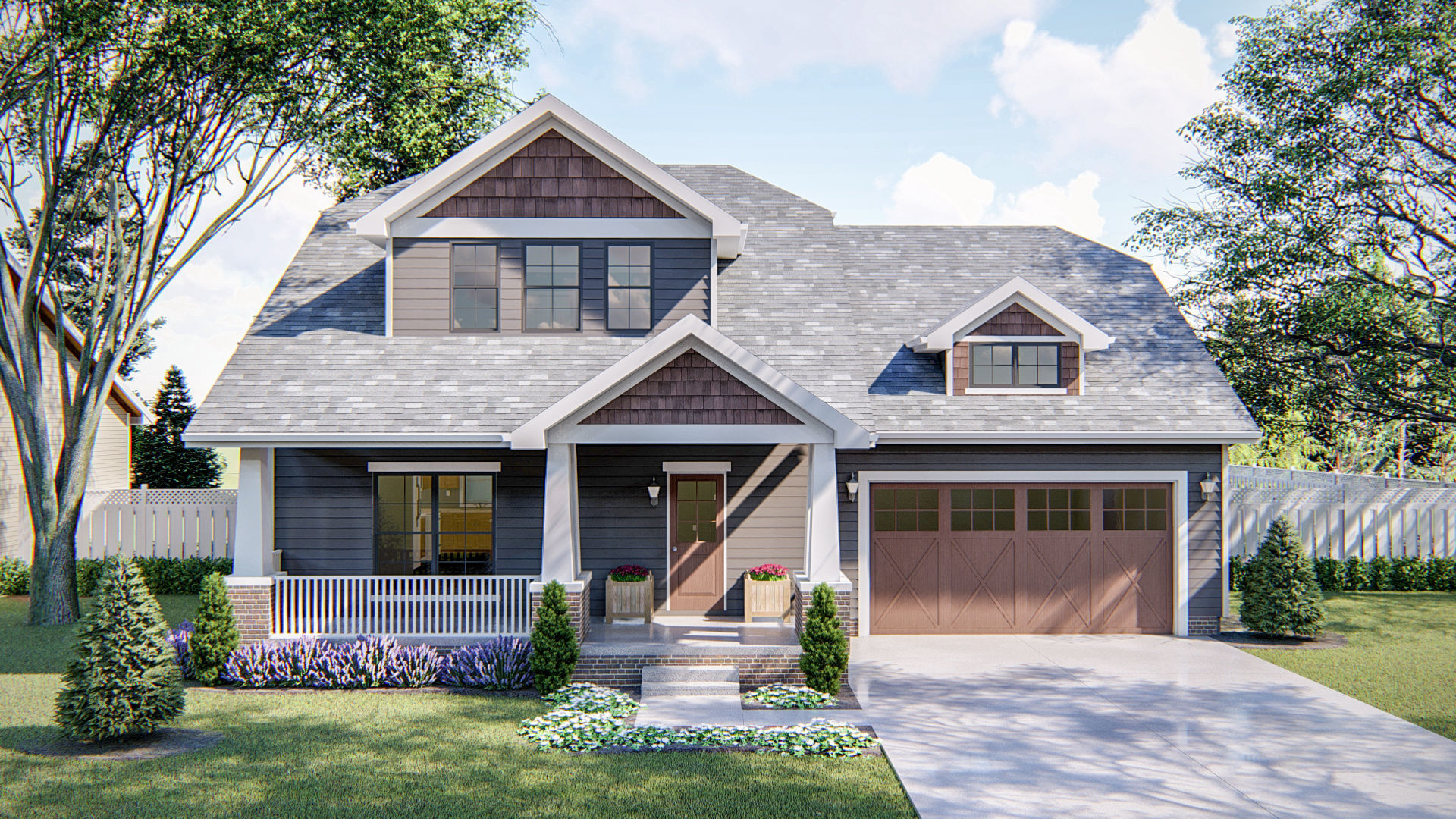 2 Story Bungalow House Plan | Newport