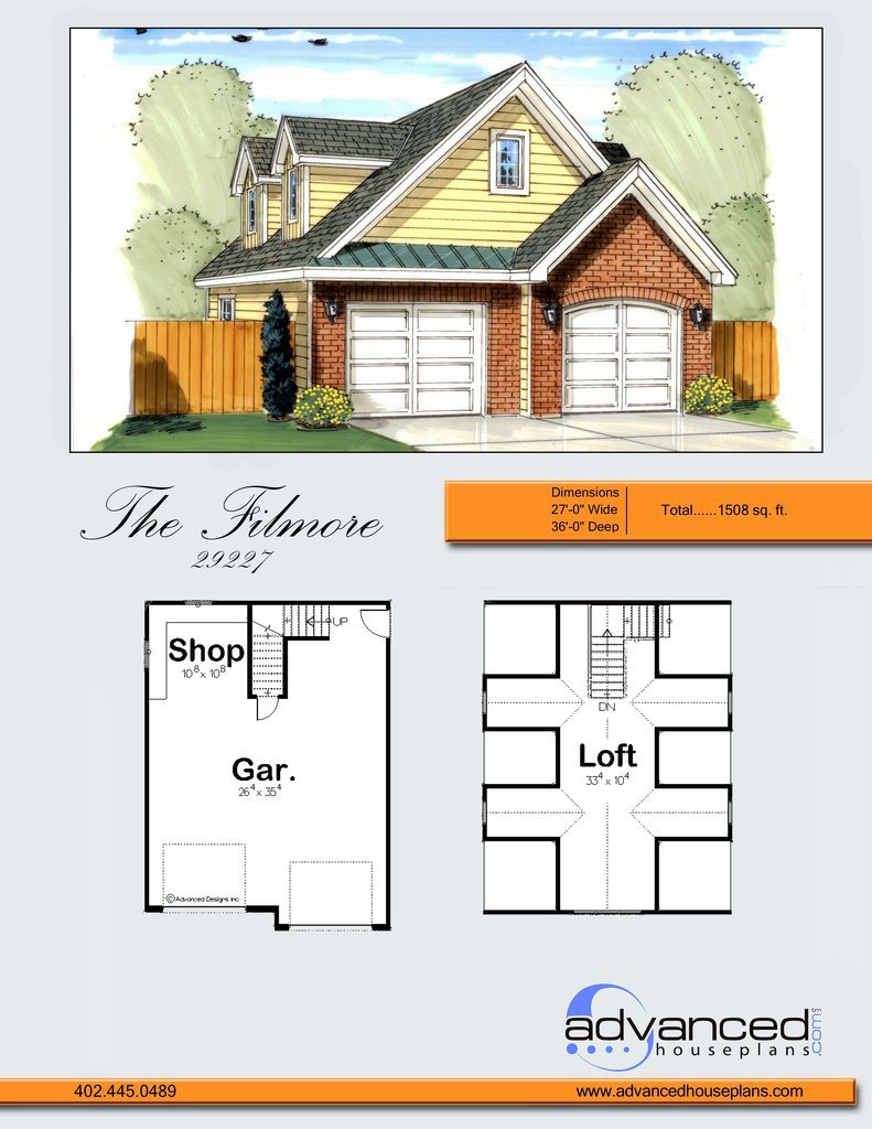 Traditional Garage Plan Fillmore