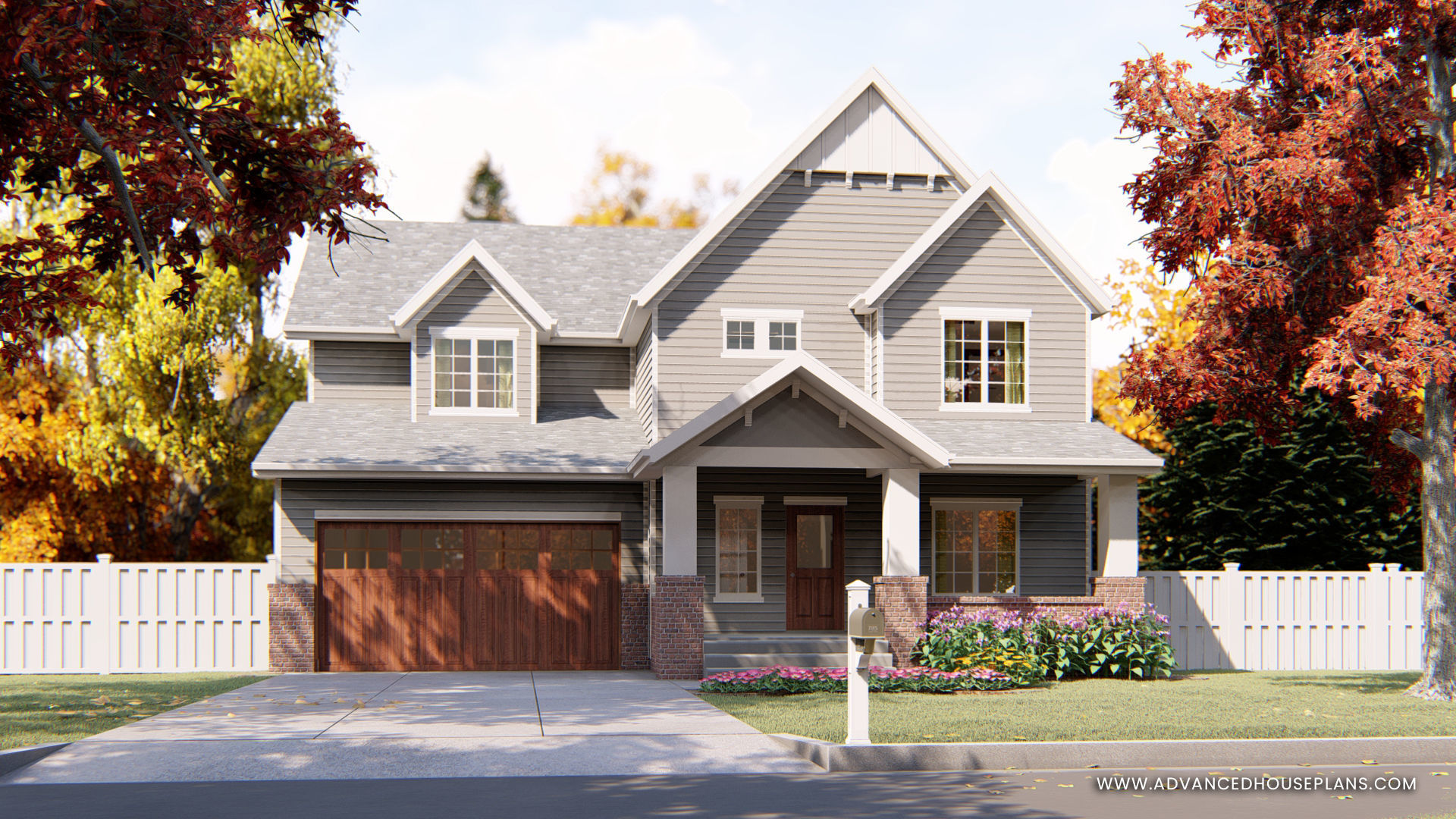 2 Story Cottage Style House Plan | Windrush