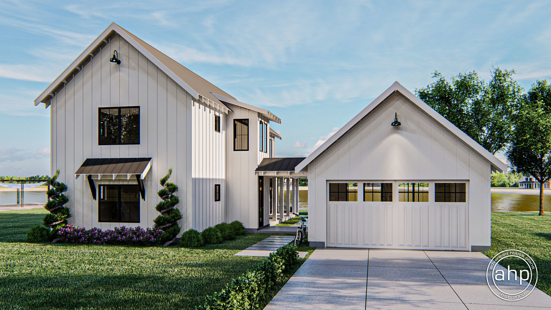 1 5 Story Modern Farmhouse House Plan Canton