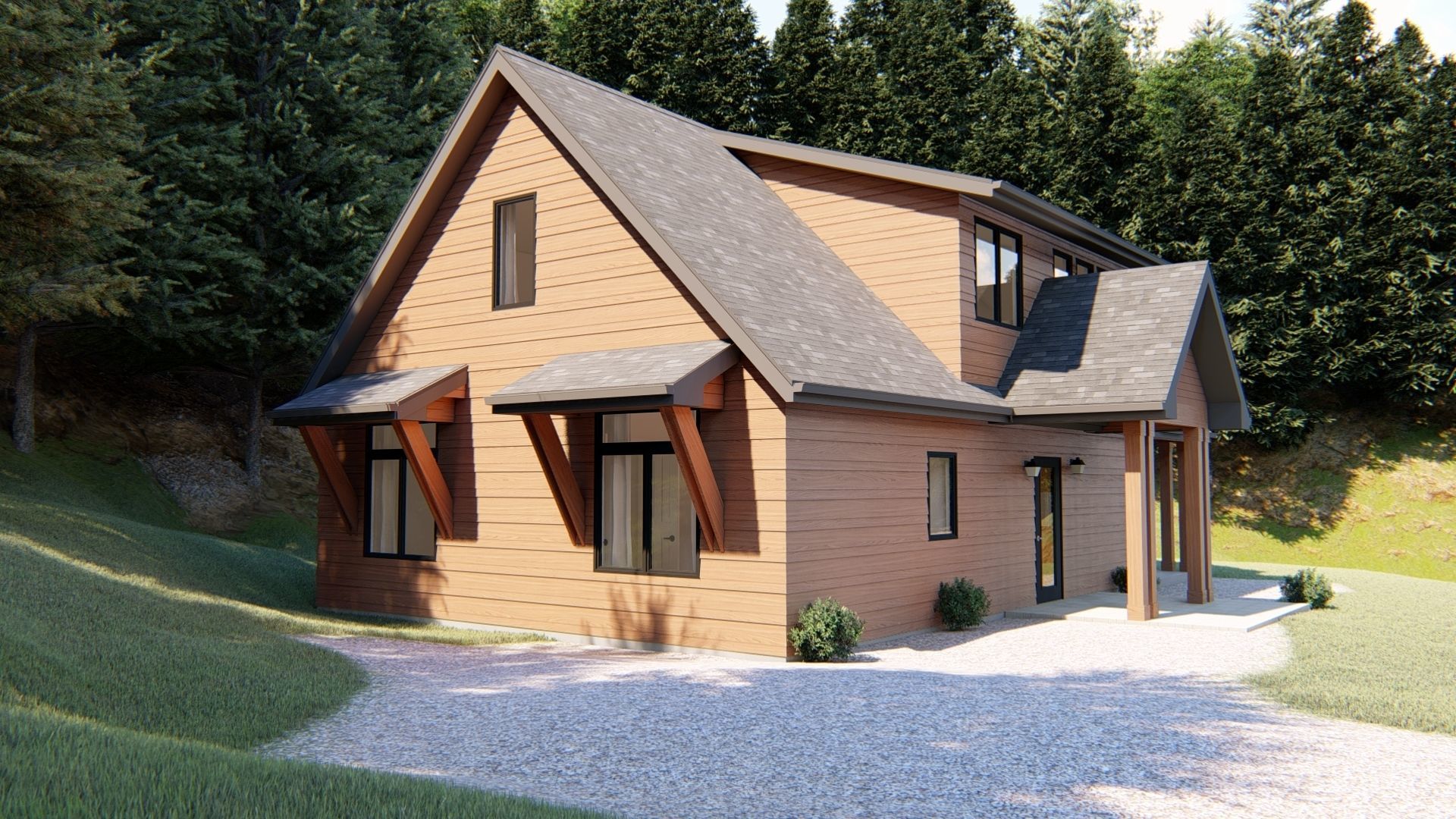 Minnetonka Cabin Cottage House Plan