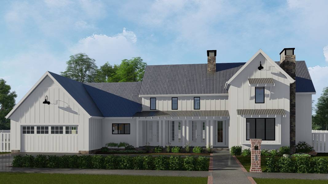  1 5  Story  Modern  Farmhouse  Plan  Rosewood