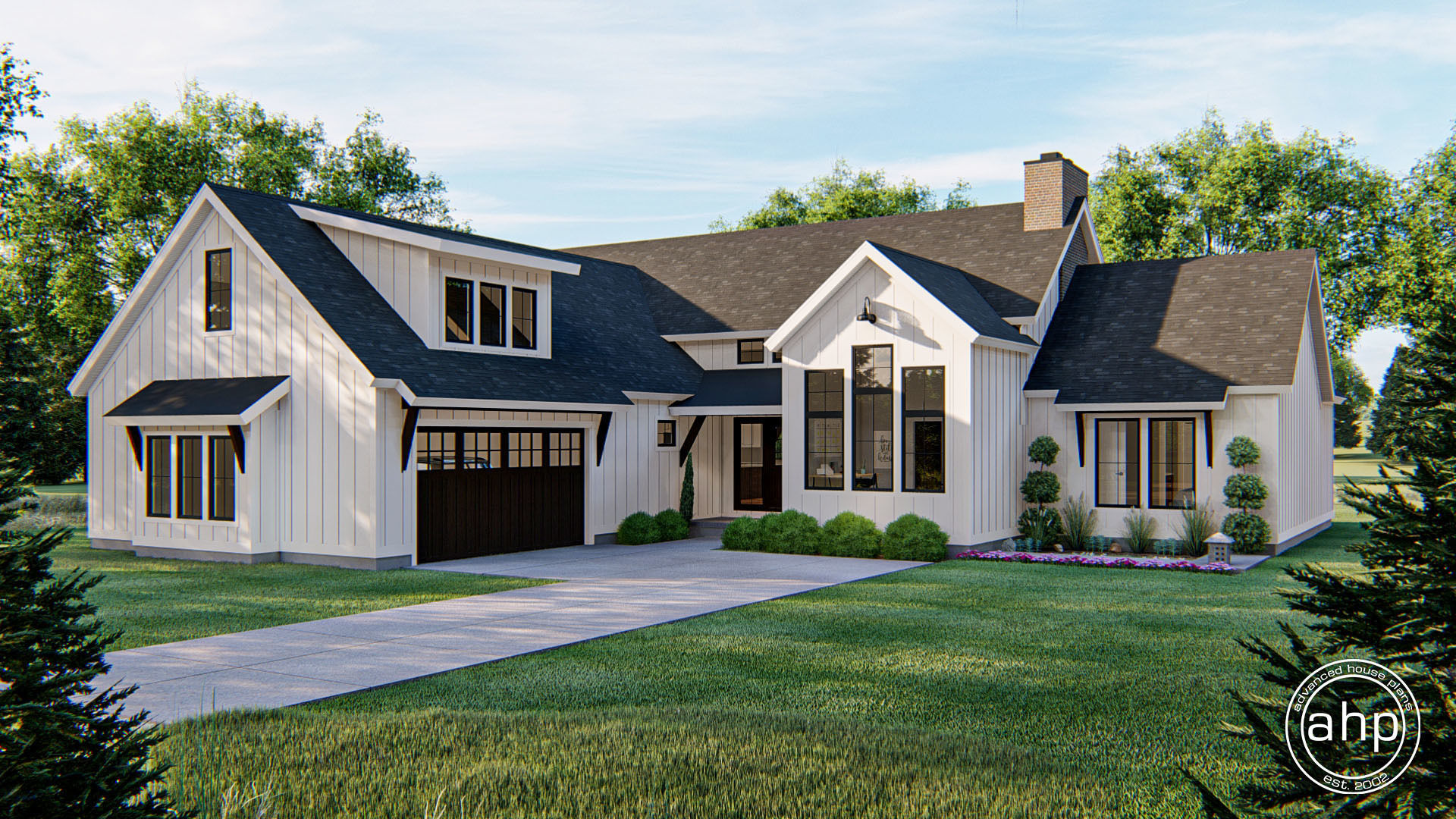 1 Story Modern Farmhouse Plan Statesboro