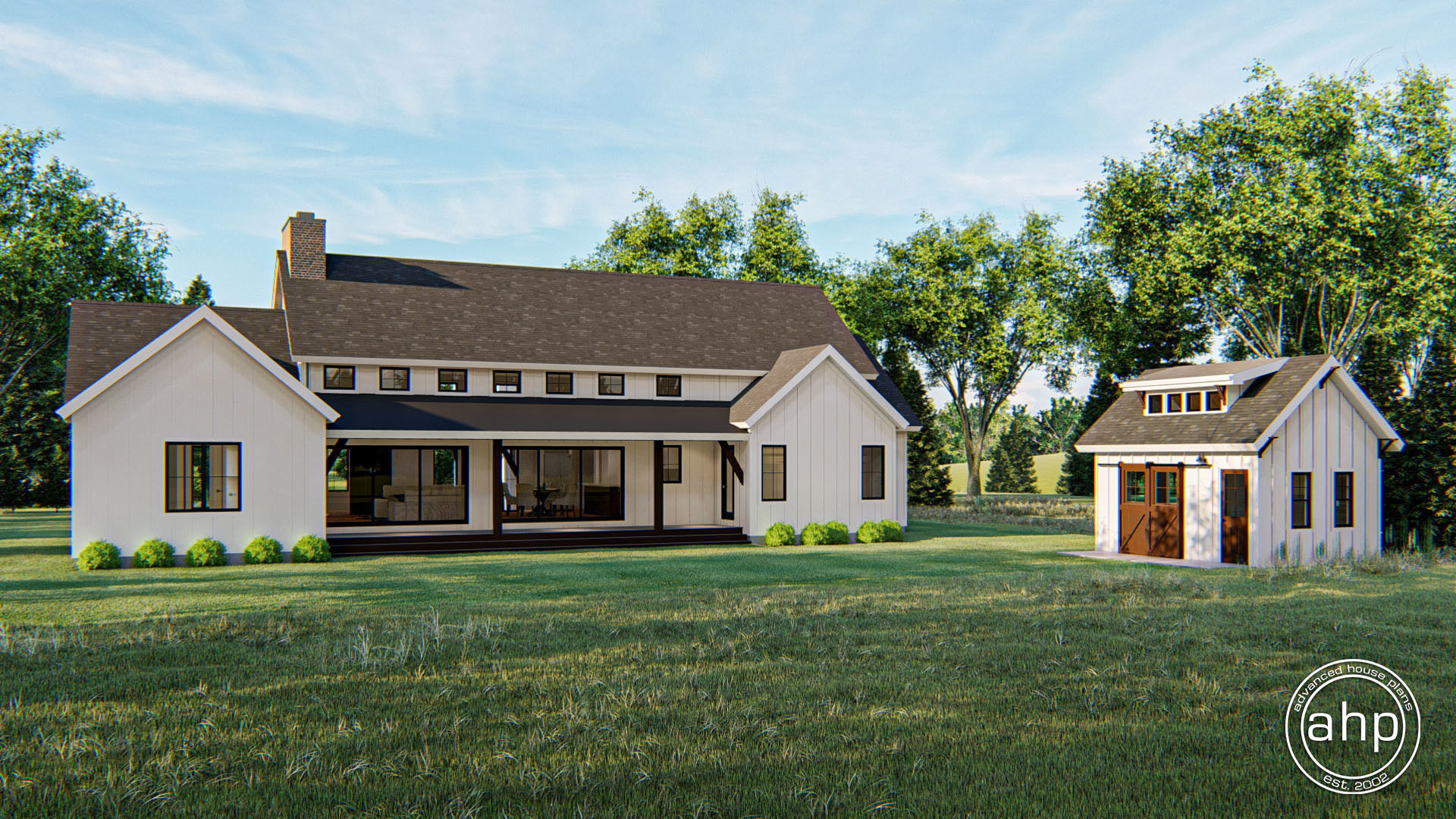 1 Story Modern Farmhouse Plan Statesboro